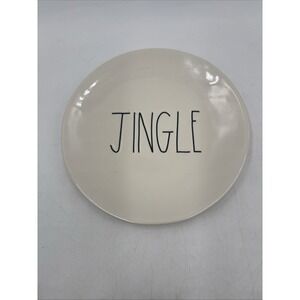 Rae Dunn "JINGLE" serving plate 8" NEW NO TAG